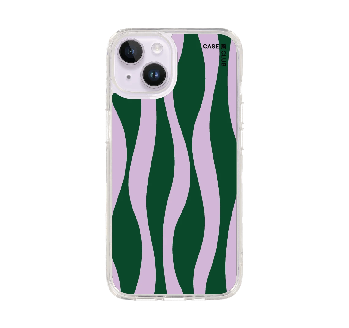 purple & green wavy pattern